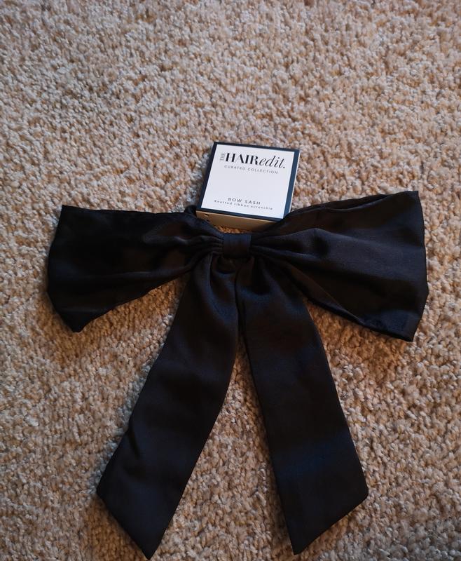 ●GLOWNY● BOW SCRUNCHIE BLACK GY25LWAC004BK Pearl Studded Bow Hair Scrunchie - Black | Claire's US
