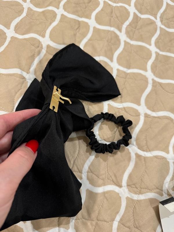 Runway Ribbon Bow Scrunchie | The Hair Edit