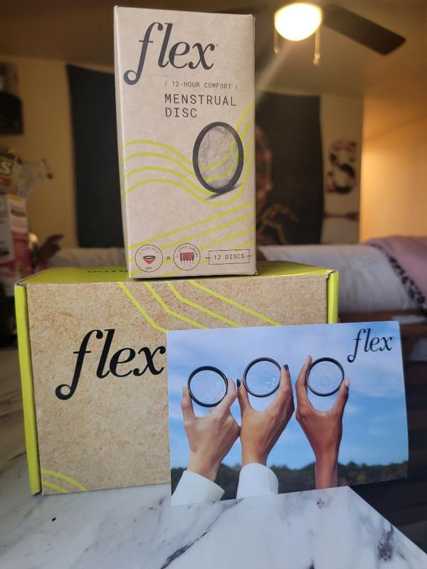 FLEX Menstrual Discs, 12 ct