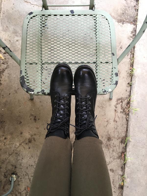 frye natalie combat boot