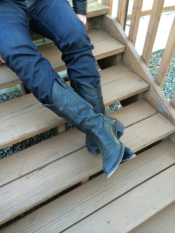 cowboy boots slip resistant