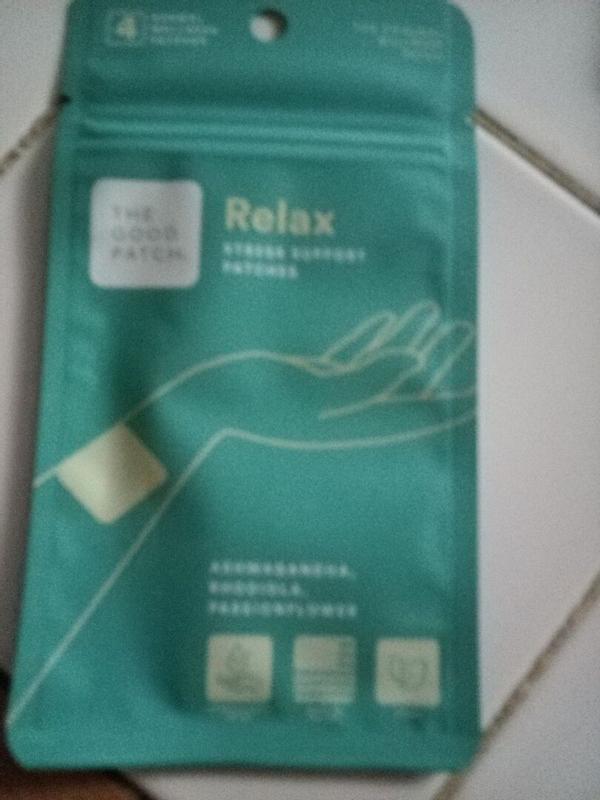 Customer photo for "Relax stress support patches"