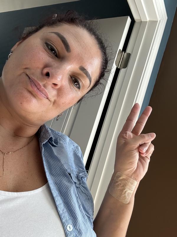 Customer photo for "Wearing with style! Peace All!"