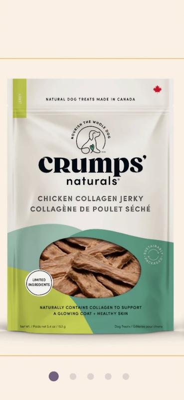 Crumps' Naturals Chicken Collagen Jerky Dog Treats, 5.4 oz. | Petco