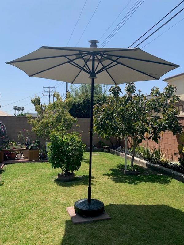 Rankomu Solar Powered Outdoor Patio Umbrella Light Outdoor Solar Umbrella Light, Waterproof LED With Timed Remote Control, 3 Colour Temperature Adjustable, Portable For Patio, Solar Powered