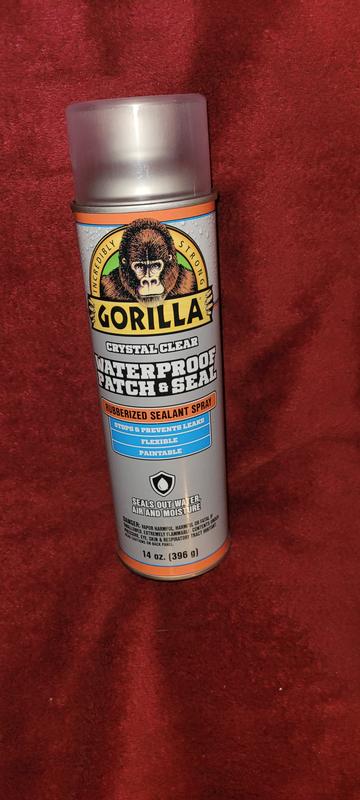 Gorilla 14 oz. Waterproof Patch and Seal Clear Spray Paint 104056 - The  Home Depot