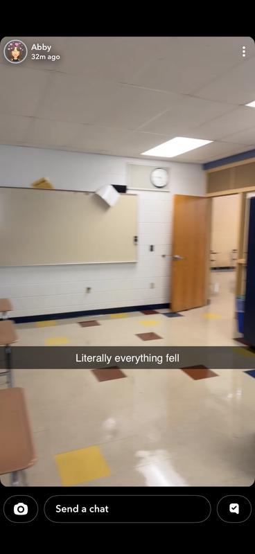 Everything fell