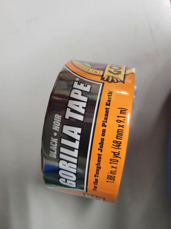 Gorilla Glue 1.88 in. x 30 yd. Gorilla Tape, Black at