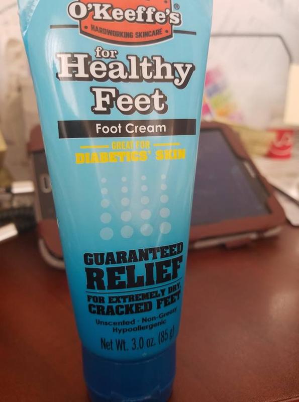 O'Keeffe's for Healthy Feet Cream (2.7 oz.) Jar for Extremely dry, Cracked  feet 