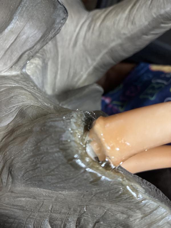 Been holding it in place for two minutes and it still was was coming pff