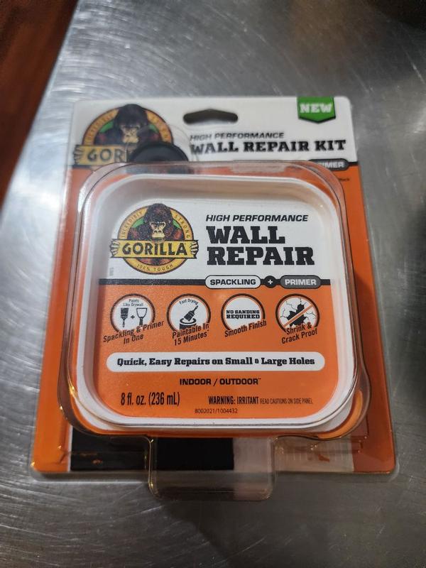 Wall Repair Kit, White, 8.82 Oz Wall Spackle Cream, 2 Counts Fu06119 Wall Glue, Synthetic Resin And Carbonate, Seisso