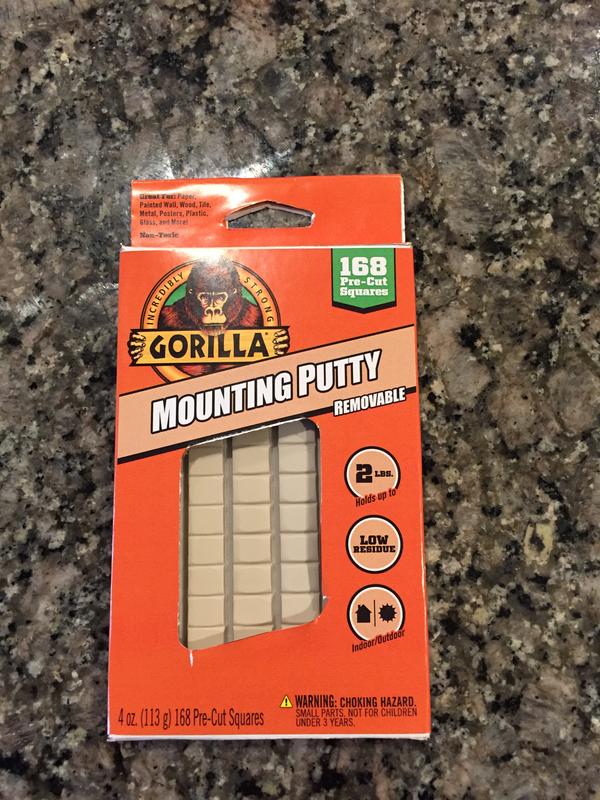 Gorilla Mounting Putty 3.75-in x 0.22-in Double-Sided Tape in the