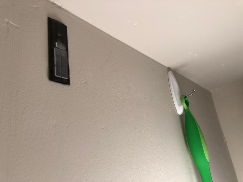 Used to hang our brooms!