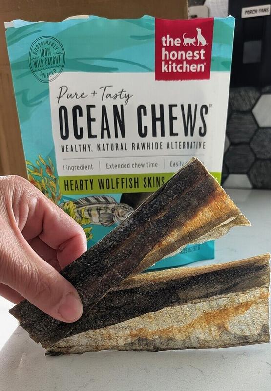 The Honest Kitchen Ocean Chews™ Hearty Wolffish Skins Dog Treats