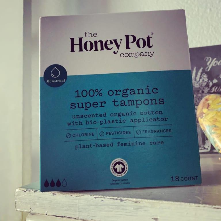 The Honey Pot 18Count Organic Super Tampons buybuy BABY
