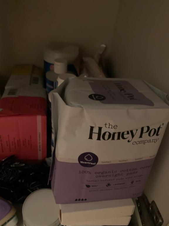 The Honey Pot Company, Non-Herbal Overnight Pads with Wings