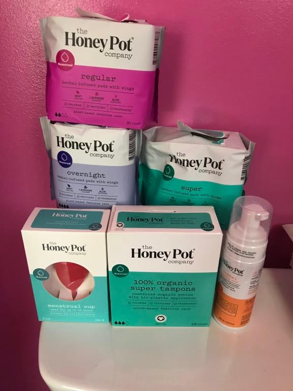 The Honey Pot 18Count Organic Super Tampons buybuy BABY