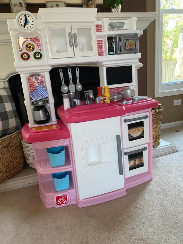 Pink Gourmet Kitchen, Dollhouse Cooking Furniture