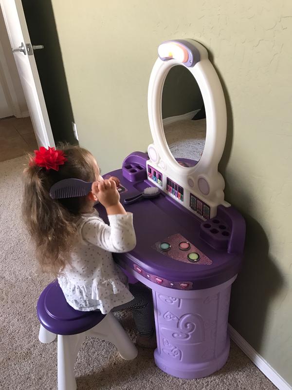 Pretty Posh Vanity with Stool from Step2