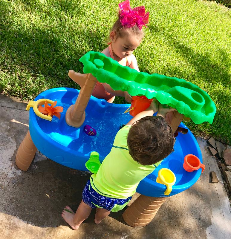 outdoor Garden Tropical Rain Forest Water Table kids family 