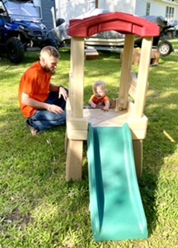 Step2 Lookout Treehouse Aire de Jeux Enfant, Toboggan pour Enfants  intérieur ou extérieur / jardin