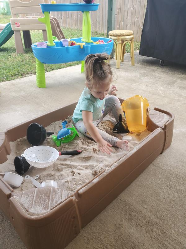 日本最級 センターバレー 新品 Step2 Play and Store Sandbox With Cover