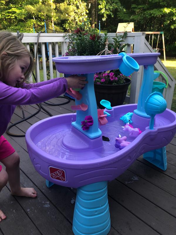 Step2 rain showers & unicorns best sale water table