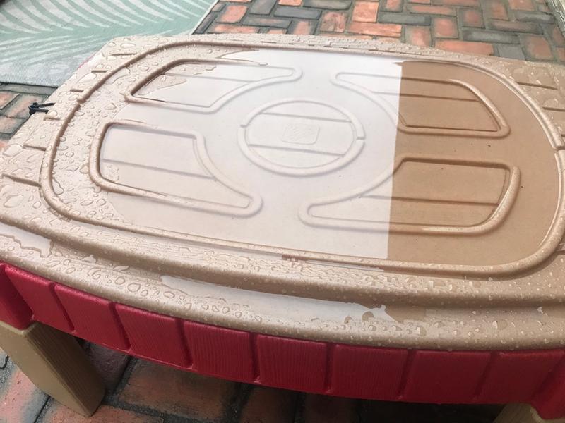 water collecting after rain