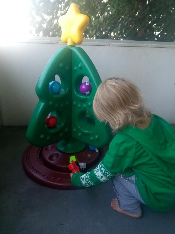 Step2 My First Christmas Tree With Bonus Ornaments Green for sale online 