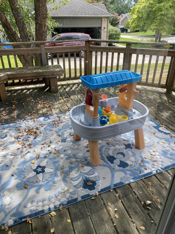 The water table on the deck