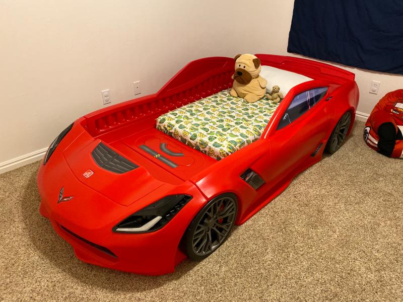Corvette Z06 Toddler To Twin Bed, Step 2 Corvette Toddler To Twin Bed