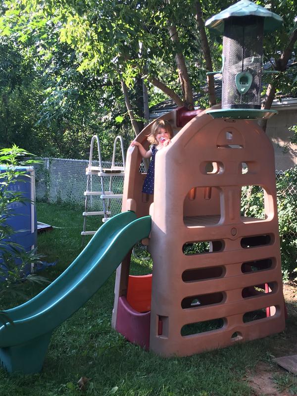 Step2 naturally playful playhouse cheap climber and swing extension