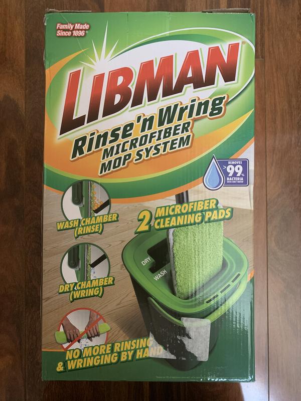 Libman Rinse 'n Wring Microfiber Mop System