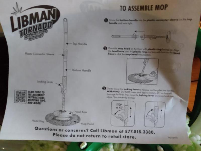 Libman Tornado Spin Mop System #1283