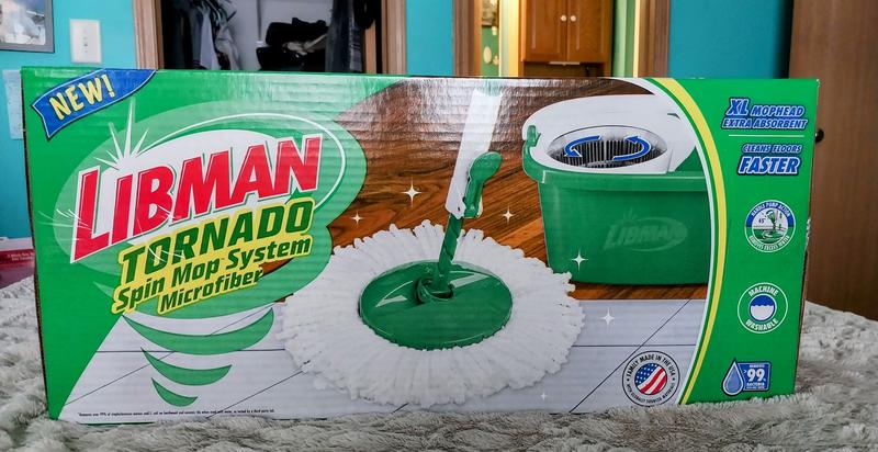 Libman Microfiber Wet Tornado Spin Mop and Bucket Floor Cleaning