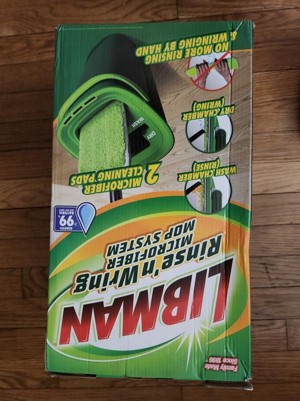 Libman Microfiber Roller Flat Wet Mop with Bucket in the Wet Mops