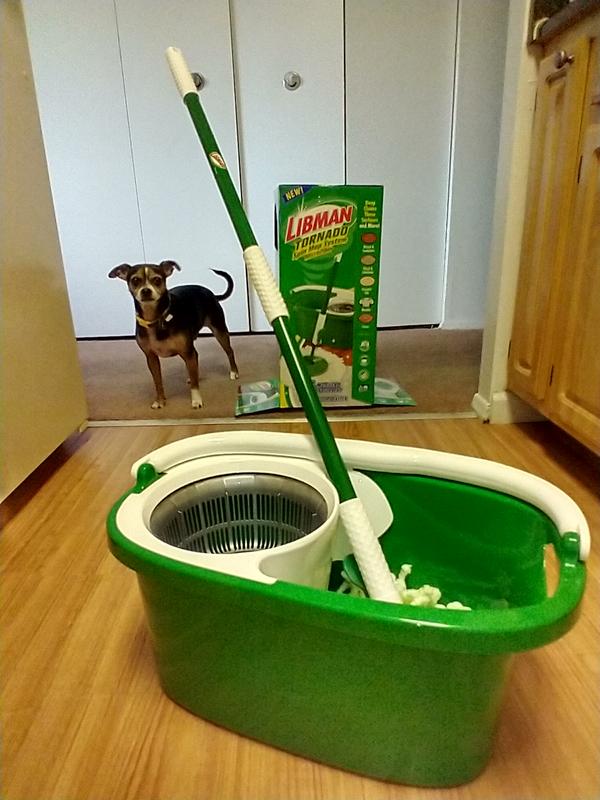 Libman Mop and Bucket Spin, Green/White