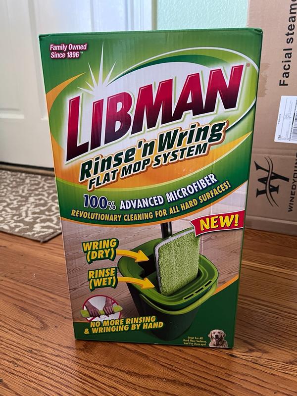 Libman Microfiber Roller Flat Wet Mop with Bucket 1516 at Lowes.com
