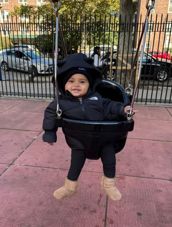 Customer photo for "I will buy this coat for her every year!"