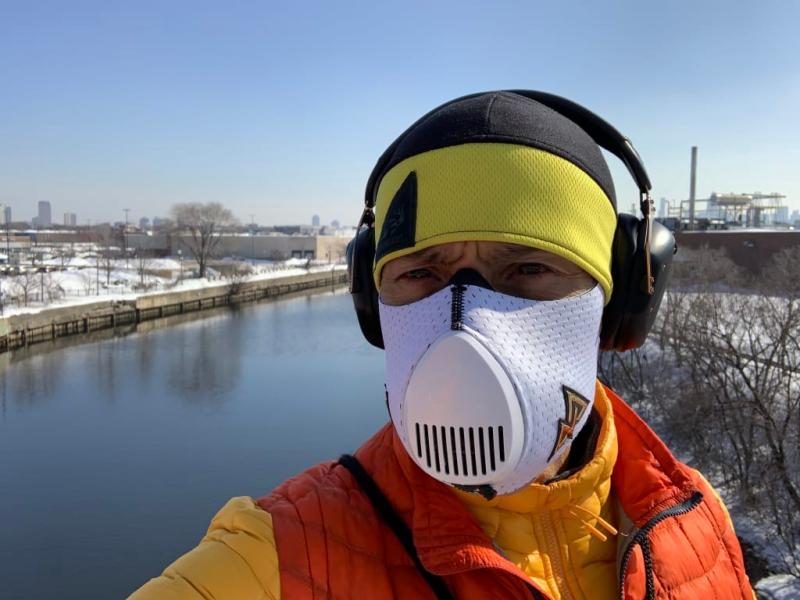 Customer photo for "Keeps me warm and looks the part"