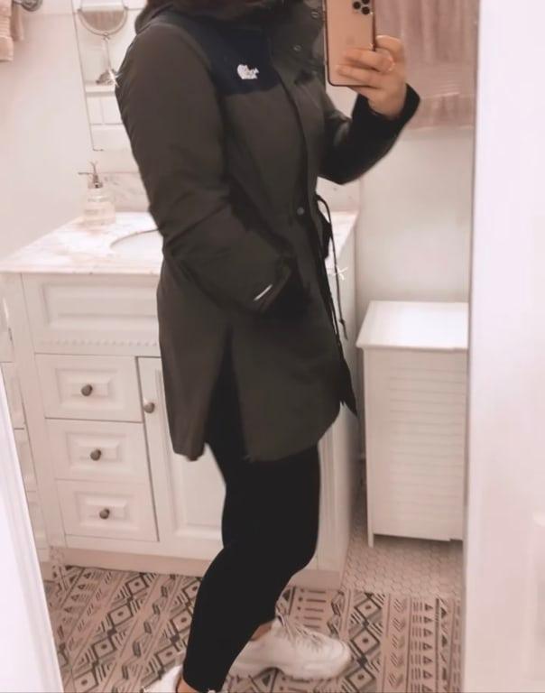 Customer photo for "Stylish but not warm"