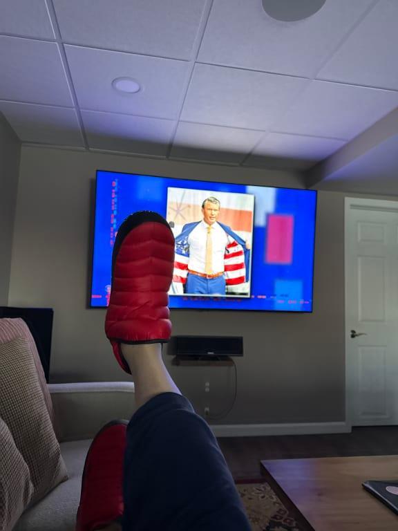 Customer photo for "My new slippers"