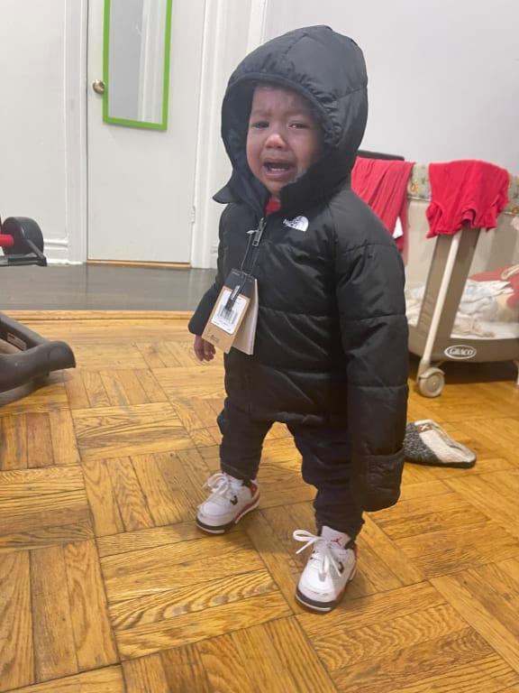 Customer photo for "I love that I can reverse his coat!!!!"