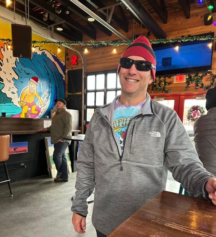 Customer photo for "This half zip is a must have!"