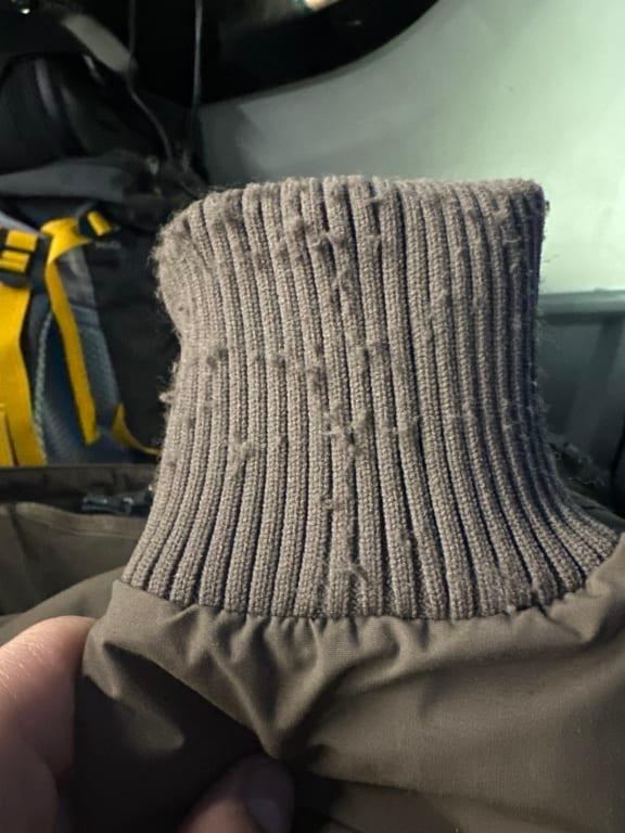 Customer photo for "Great for snow and rain, but bad materials"