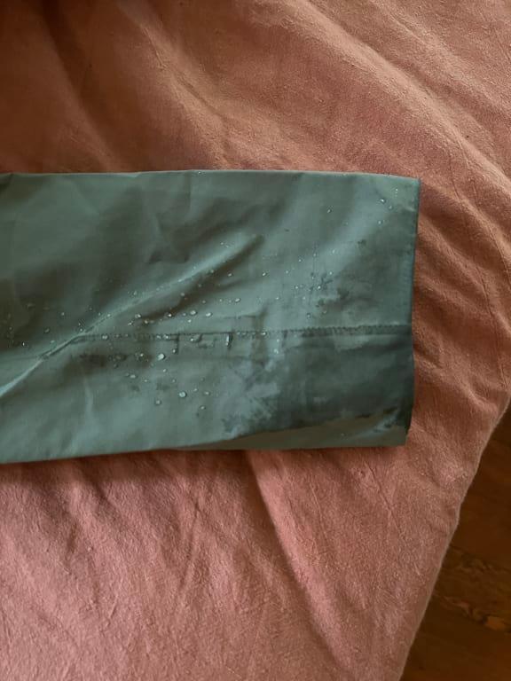 Customer photo for "Not waterproof"