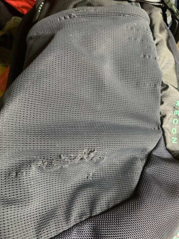 Customer photo for "Like the pack but it's not as large or durable as I thought"