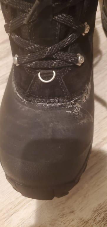 Customer photo for "Loved the boots, BUT got a defective one."