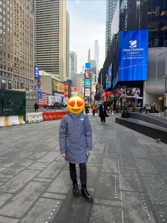 Customer photo for "Great jacket, super warm while being lightweight."