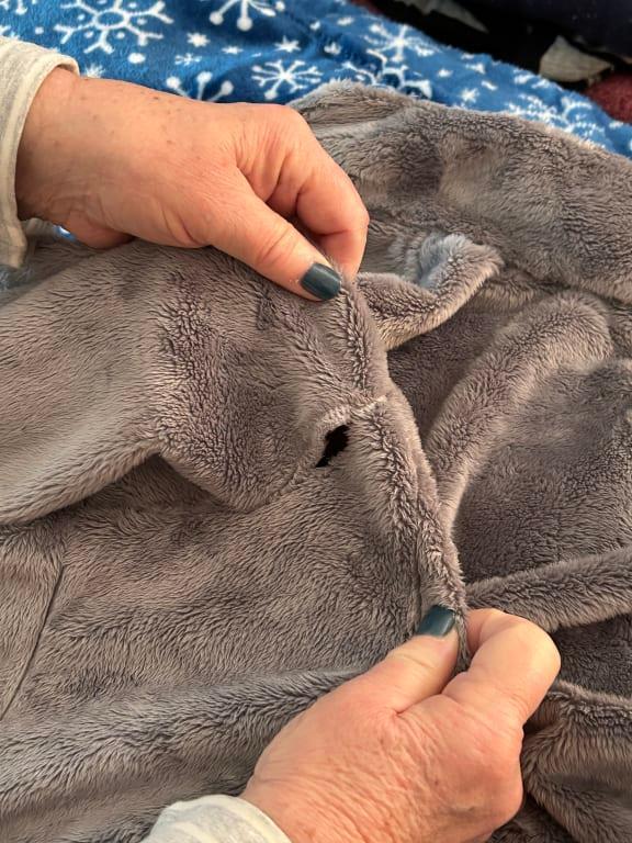 Customer photo for "Open Seam"